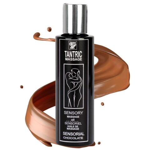 Huile de massage tantrique naturelle et aphrodisiaque au chocolat 100 ML — EROS-ART