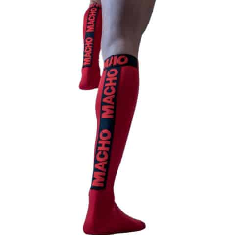 Chaussettes fines taille unique rouge