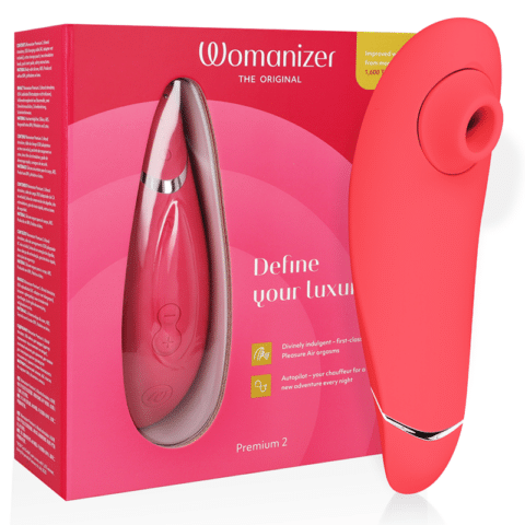 Stimulateur clitoral premium 2 framboise — WOMANIZER