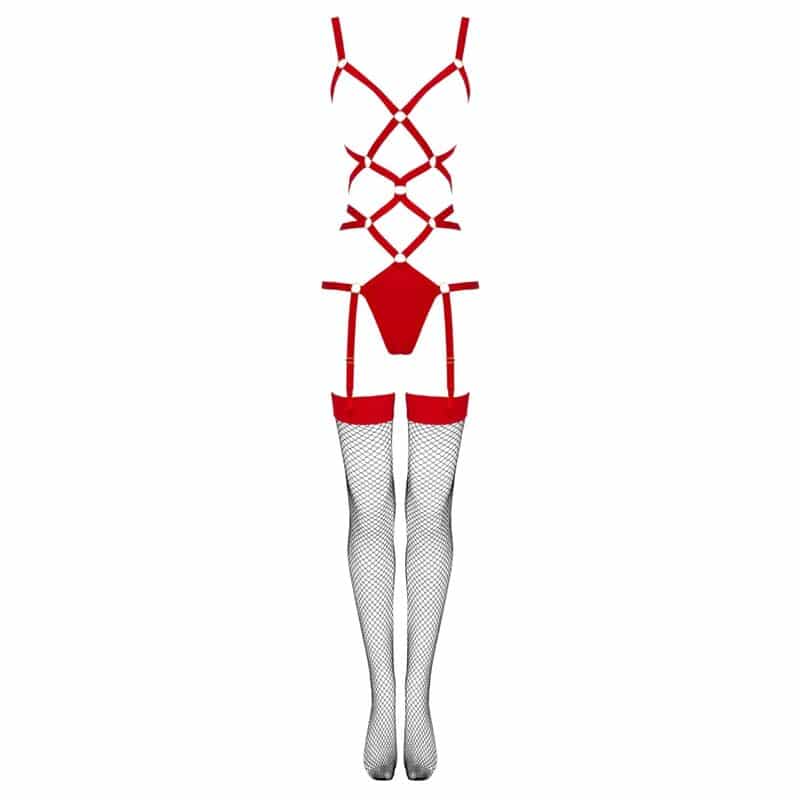 Thiara LC 20213 ensemble corps + bas rouge S/M — LIVCO CORSETTI FASHION, vue 6