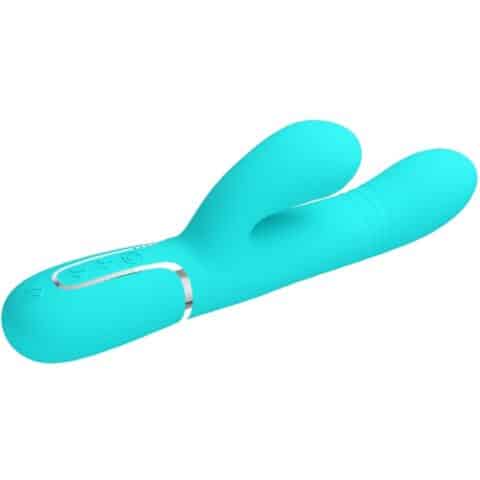 Vibrateur multifonction g-spot vert aqua — PRETTY LOVE