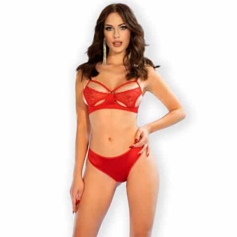 Ensemble deux pièces rouge S — CHILIROSE