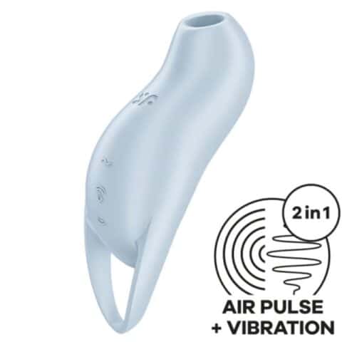 Pocket PRO 1 stimulateur de clitoris bleu clair — SATISFYER