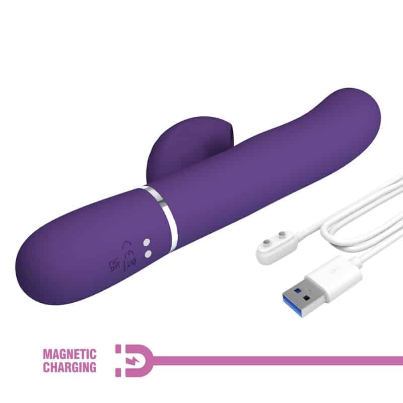 Perlita vibrateur g-spot 3 en 1 multifonction violet — PRETTY LOVE, vue 10