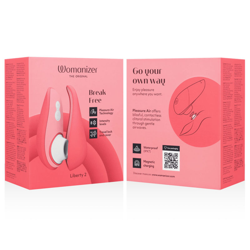 Liberty 2 stimulateur de clitoris et aspiration rose — WOMANIZER, vue 7