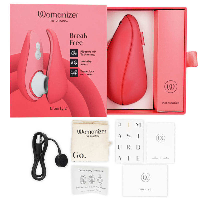 Liberty 2 stimulateur de clitoris et aspiration rose — WOMANIZER, vue 6