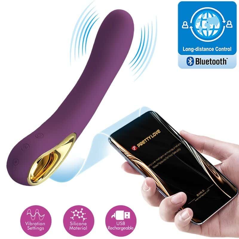 Ethan vibrateur rechargeable violet — PRETTY LOVE