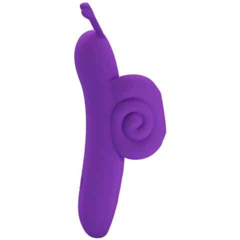 Snail puissant stimulateur de doigts violet — PRETTY LOVE
