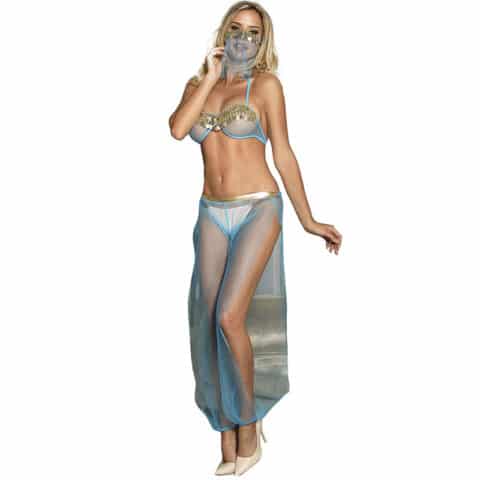 Ensemble lingerie bleu style indien L/XL — SUBBLIME