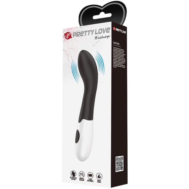Bishop vibrateur point G 30 modes noir — PRETTY LOVE, vue 10