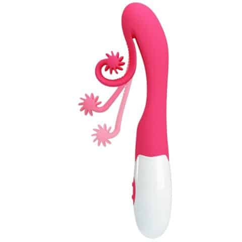 Vibrateur et stimulateur 30 vitesses rose