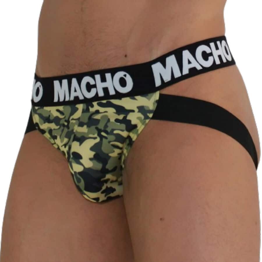 MX28MV jock militaire vert S — MACHO, vue 2