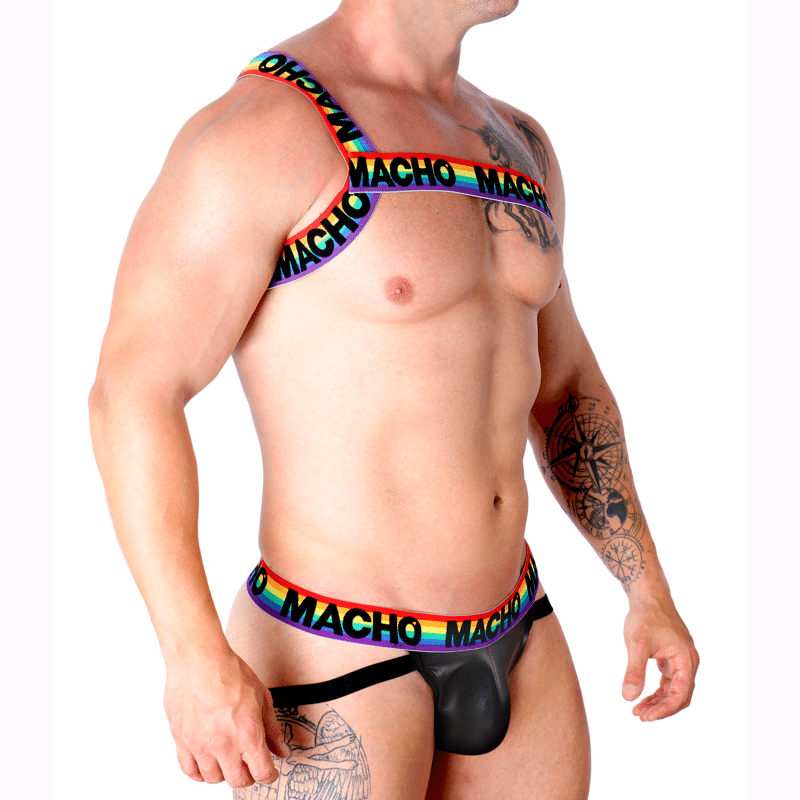 Harnais romain pride S/M — MACHO, vue 2