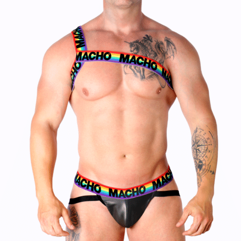 Harnais romain pride S/M — MACHO