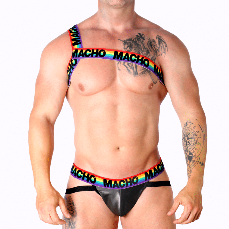 Harnais romain pride S/M — MACHO