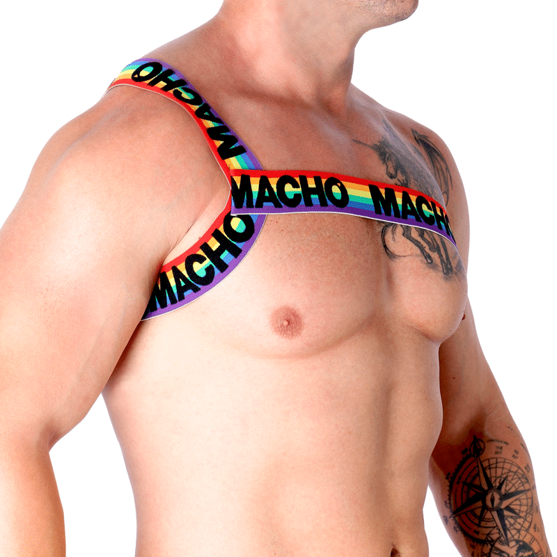 Harnais romain pride S/M — MACHO, vue 6