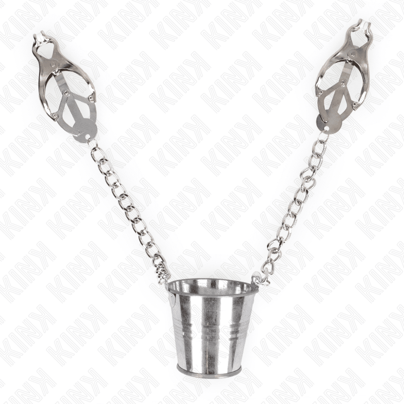 Pinces à metelier avec seau argent — KINK, vue 2