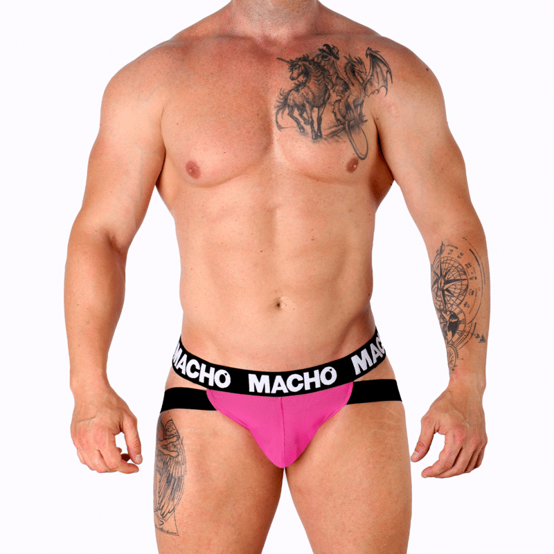 MX28FR jock rose néon M — MACHO, vue 5