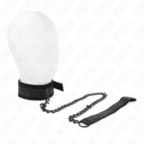 Collier modèle basic avec laisse 77 CM modèle 5 ajustable 34-54 CM X 5 CM — KINK