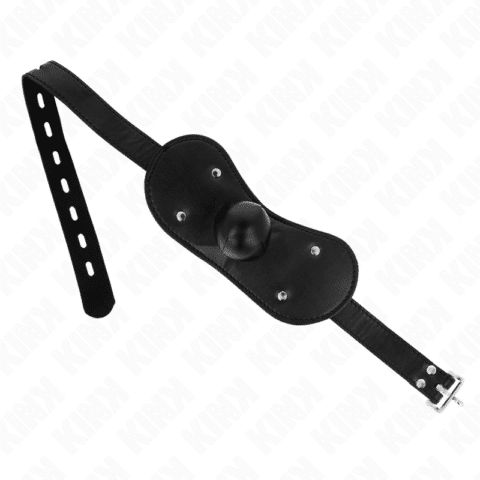 Masque boucles ball GAG avec serrure réglable 42-60 CM — KINK