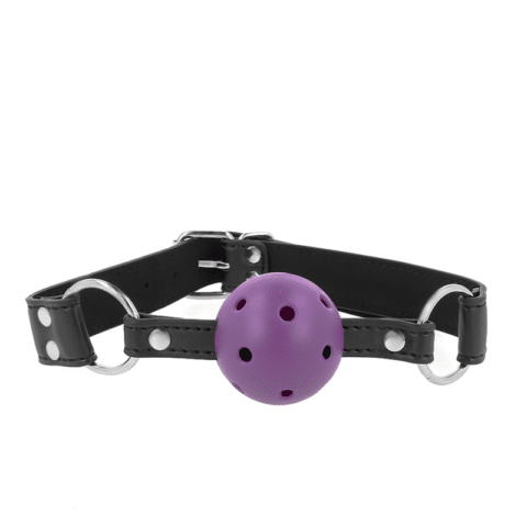 Balle respirante 4 CM BAG avec double rivet violet 62,5 x 2,5 CM ajustable 42-58 CM — KINK