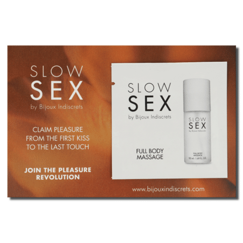 Slow SEX massage complet du corps gel de massage 2 ML — BIJOUX INDISCRETS