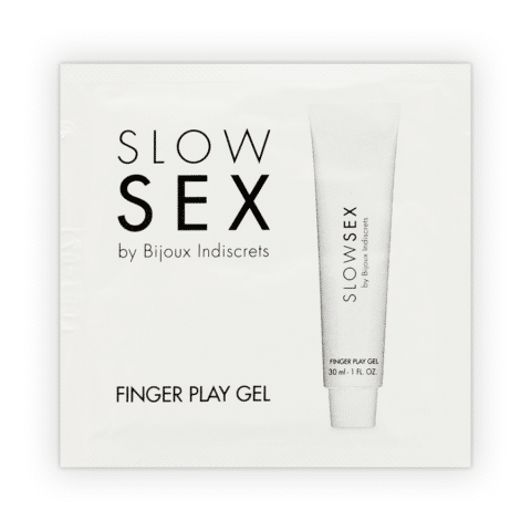 Gel de massage sexe lent avec JEU de doigts monodose — BIJOUX INDISCRETS