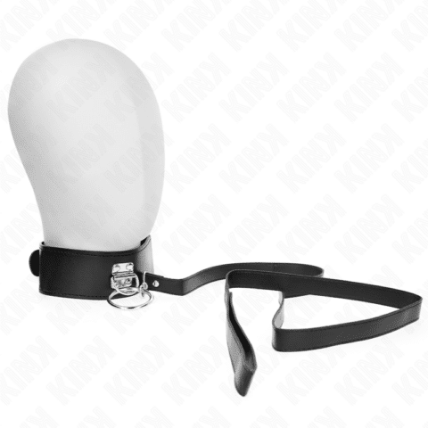 Laisse cloutée 116 CM collier avec sangle en cuir 50 X 5 CM — KINK