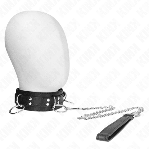 Collier esclavage 3 anneaux avec sangle 80 CM 53 X 5 CM — KINK