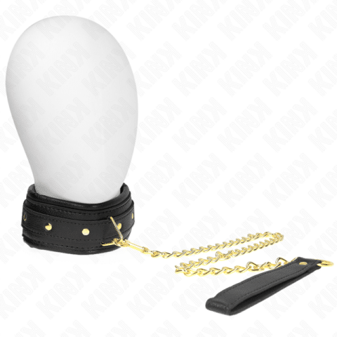 Collier avec bracelet imitation cuir éponge modèle 1 réglable 37-54 CM X 3 CM — KINK