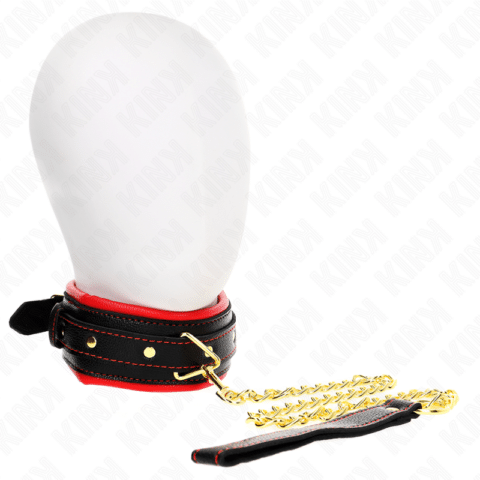 Collier avec bracelet imitation cuir éponge modèle 2 réglable 37-54 CM X 3 CM — KINK