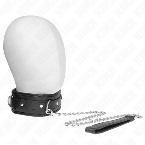 Collier avec bracelet imitation cuir éponge modèle 3 réglable 37-54 CM X 3 CM — KINK