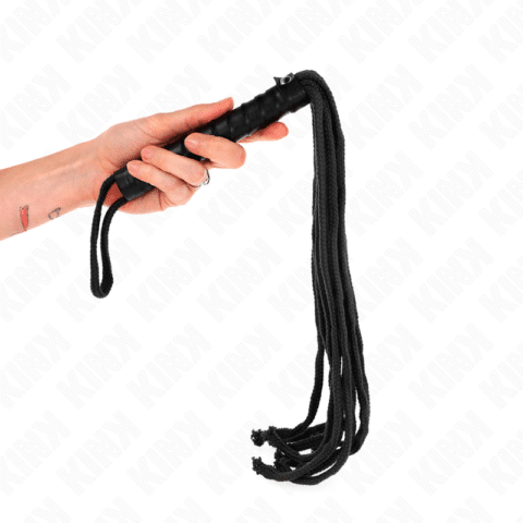 Fouet corde noire 56 CM — KINK