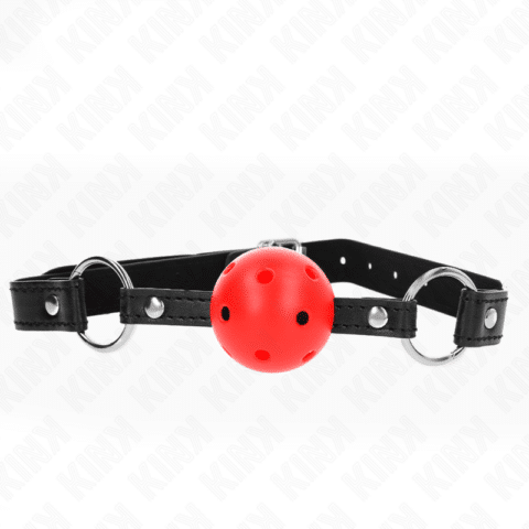 Boule creuse dure rouge 4,5 CM GAG modele 1 63,5 X 2 CM — KINK