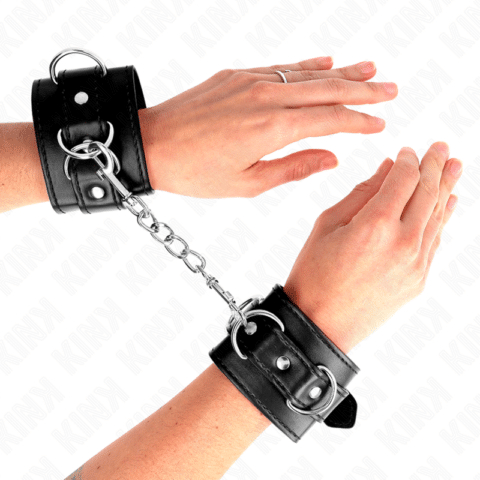 3 Appareils-poignets ajustables noir 17,5-25 CM X 6 CM — KINK