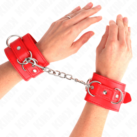 3 Appareils-poignets ajustables rouge 17,5-25 CM X 6 CM — KINK