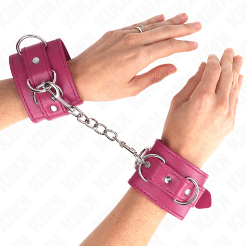 3 Appareils-poignets ajustables rose 17,5-25 CM X 6 CM — KINK