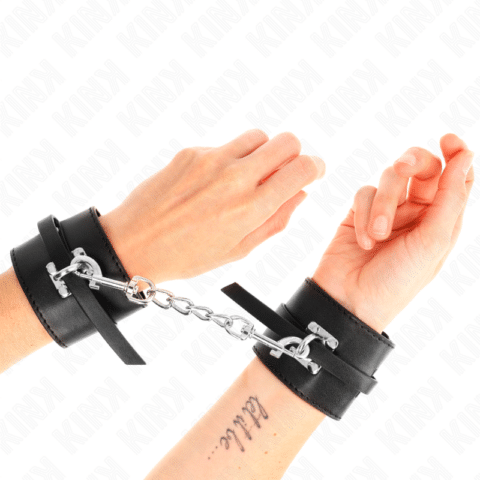 Appui-poignets verrouillables deluxe noir ajustable 14,5-21 CM X 6 CM — KINK