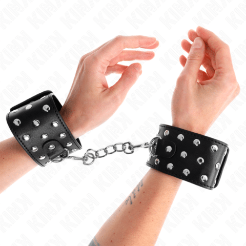 Retenues-poignets punk réglables 19-24 CM X 5,5 CM — KINK