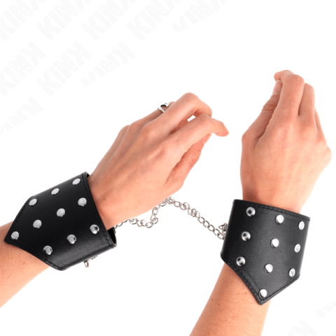 Bracelets style point noir avec chaîne réglable 17-23 CM X 8,5 CM — KINK
