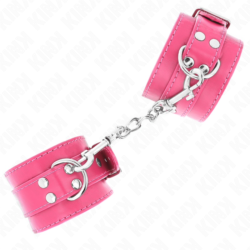 Appui-poignets rose framboise avec doublure rose framboise réglable 20-28 CM X 5,5 CM — KINK, vue 3