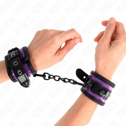 Appui-poignets en néoprène violet clair ajustable 21-28 CM X 5 CM — KINK