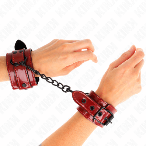 Poignets rouge foncé 23 X 5 CM — KINK