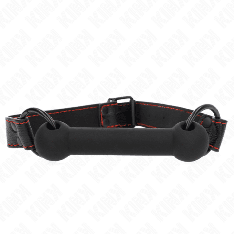 Bone BAG avec sangle en cuir noir ajustable 41-57 CM — KINK