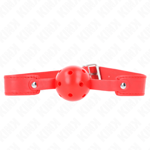 Balle respirante rouge 4,5 CM BAG 65 x 2,5 CM — KINK