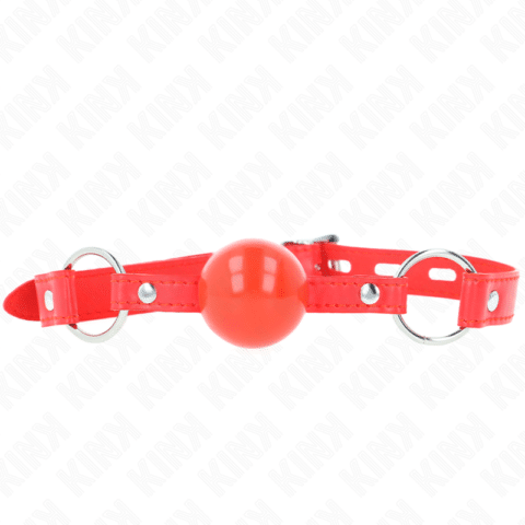 Bâillon TPE balle 4 CM avec rojo lock 60 x 2 CM — KINK