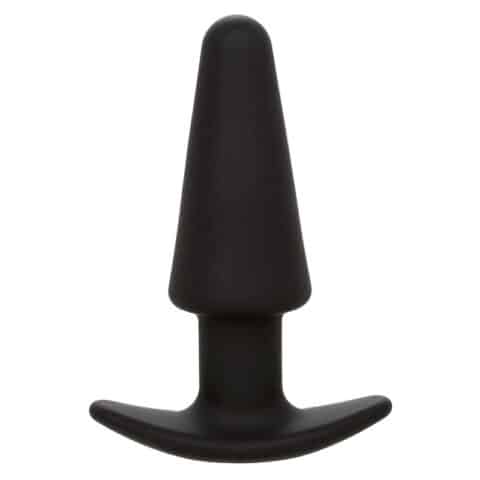 Rock bottom tapered anal plug 10 vibrations silicone noir