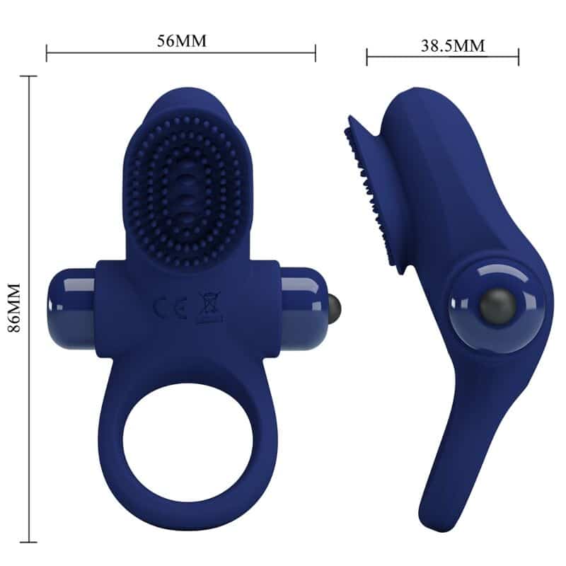Palle anneau vibrant bleu — PRETTY LOVE, vue 6