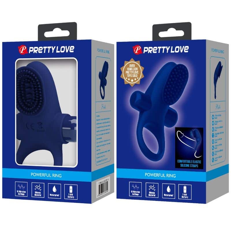 Palle anneau vibrant bleu — PRETTY LOVE, vue 9