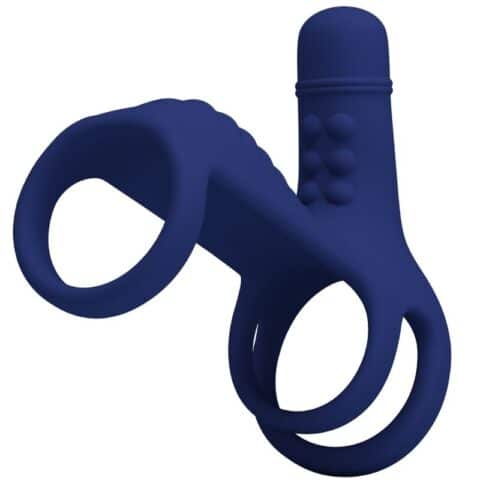 Anneau vibrant elish avec extension bleu — PRETTY LOVE